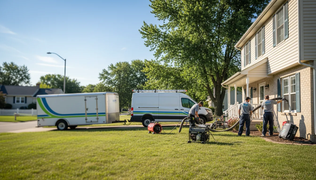 Flooded Basement Restoration And Cleanup With Repair in Des Lacs, ND near me